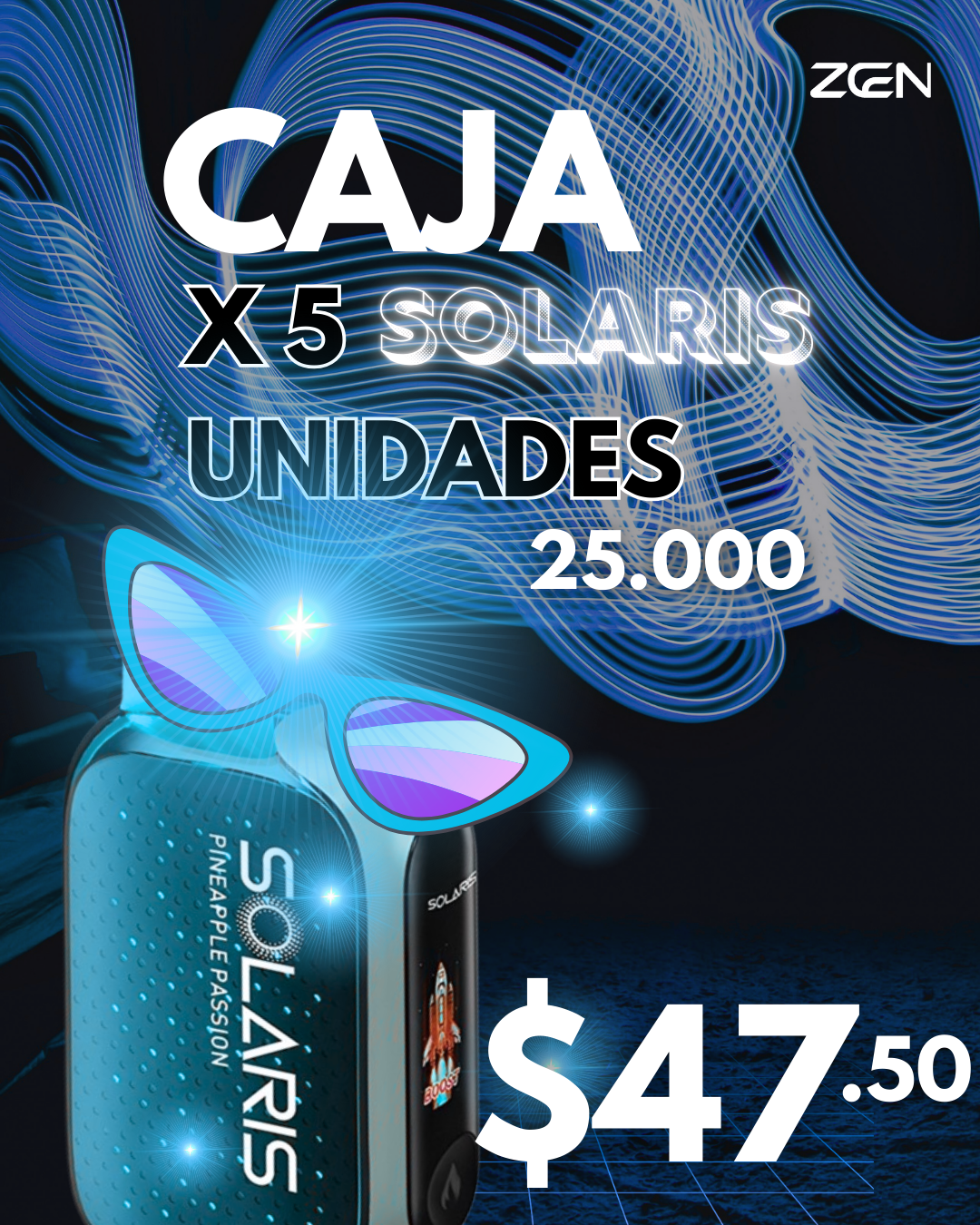 📦 CAJA x5 SOLARIS