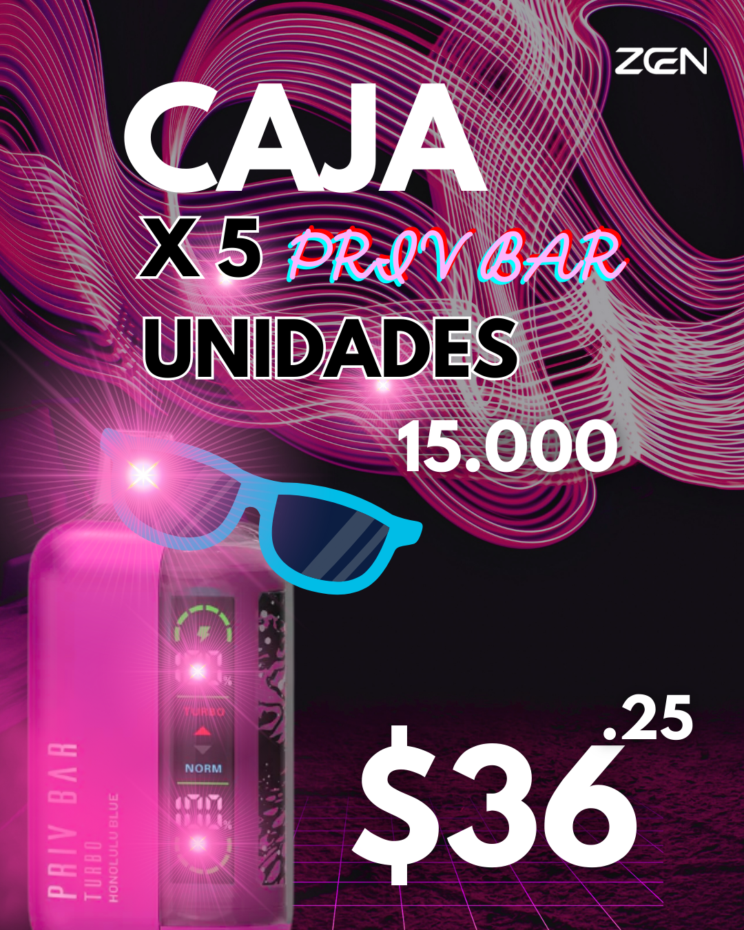 📦 CAJA x5 PRIV BAR