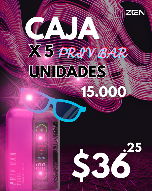 📦 CAJA x5 PRIV BAR